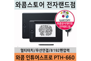 2단거치대증정/와콤 인튜어스 프로 PTH-660/와콤전자랜드점/와콤공식체험센터